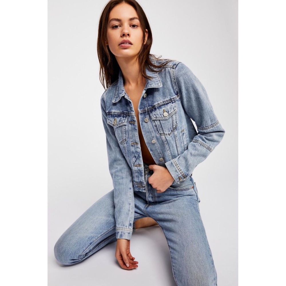 Free People Rumors Denim Jacket